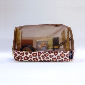 Op maat gemaakte Leopard Print dames make-up tas